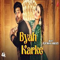 Byah Karke Vivek Raghav Kanishka Sharma New Haryanvi Song 2024 By Ruchika Jangid Poster